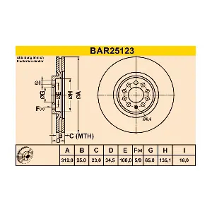 BARUM BAR25123