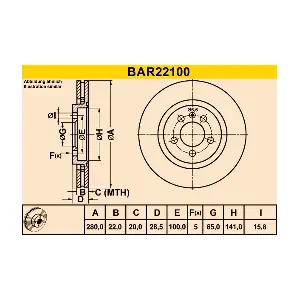 BARUM BAR22100