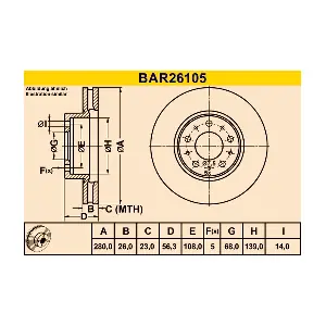 BAR26105 BARUM