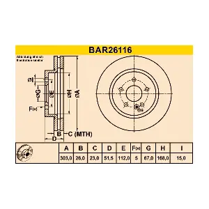 BAR26116 BARUM