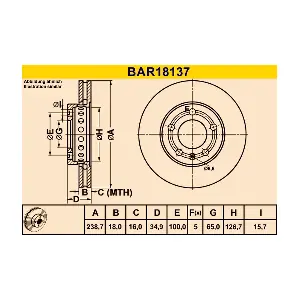 BARUM BAR18137