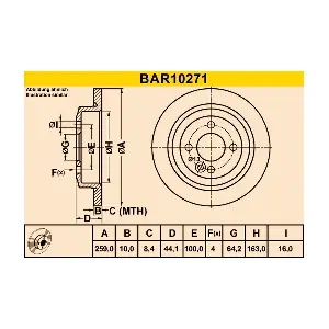 BARUM BAR10271
