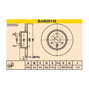 BARUM BAR09136