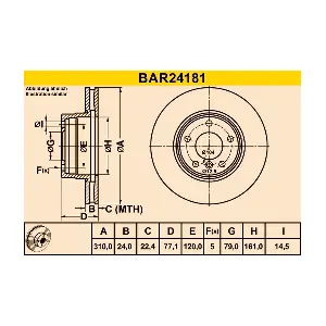 BARUM BAR24181