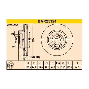 BARUM BAR25124