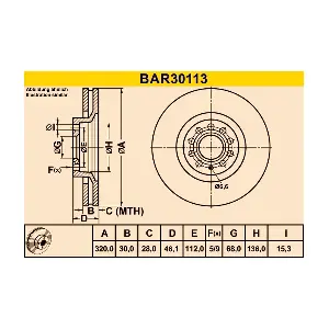 BARUM BAR30113