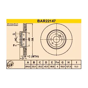 BARUM BAR22147