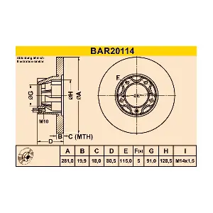 BARUM BAR20114