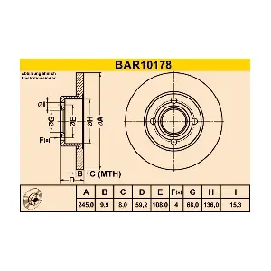 BARUM BAR10178