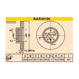 BARUM BAR30109