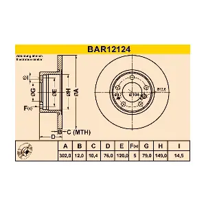 BARUM BAR12124