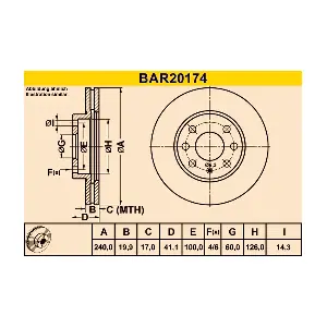 BARUM BAR20174