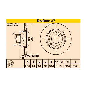 BARUM BAR09137