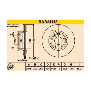 BARUM BAR24118