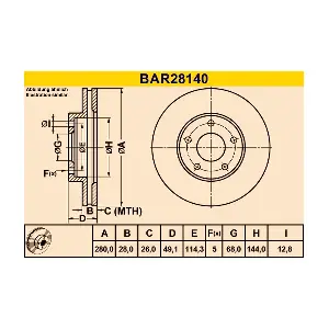 BAR28140 BARUM