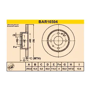 BARUM BAR10304