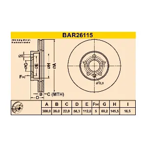BAR26115 BARUM