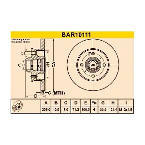 BARUM BAR10111
