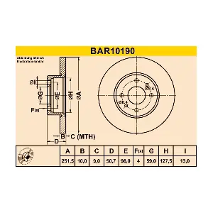 BARUM BAR10190