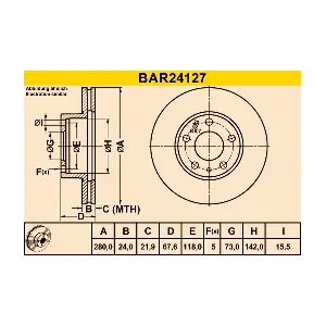 BARUM BAR24127