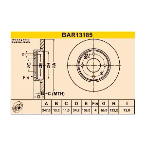 BARUM BAR13185