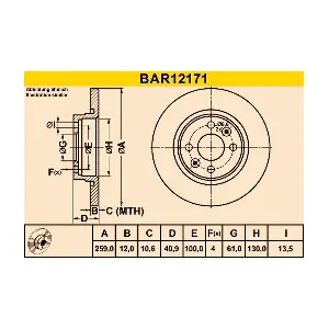 BARUM BAR12171