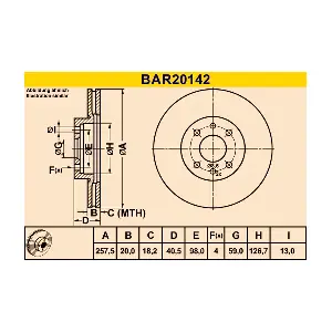 BARUM BAR20142