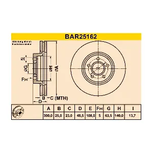 BARUM BAR25162