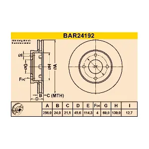 BARUM BAR24192