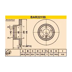 BARUM BAR22159