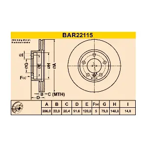 BARUM BAR22115