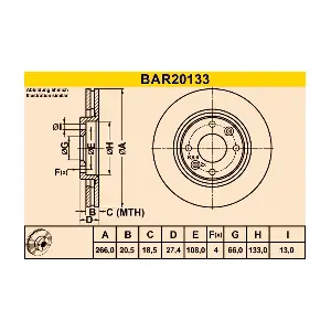 BARUM BAR20133