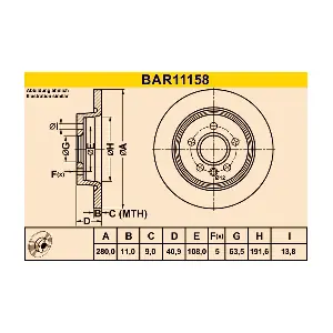 BARUM BAR11158