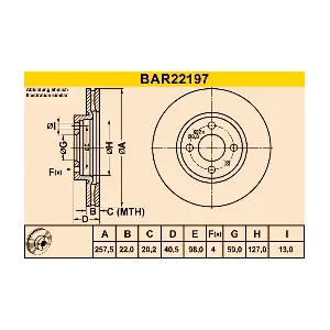 BARUM BAR22197