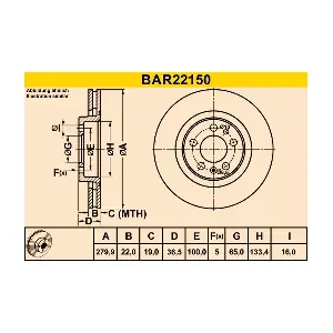 BARUM BAR22150