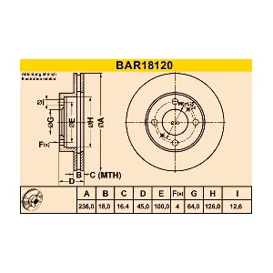 BARUM BAR18120