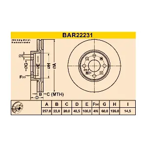 BARUM BAR22231
