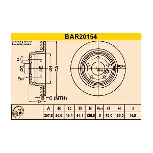 BARUM BAR20154