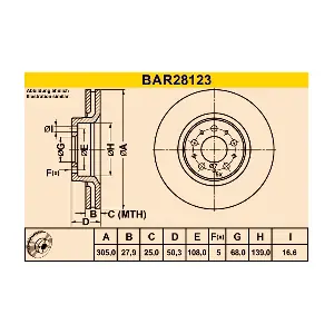 BARUM BAR28123