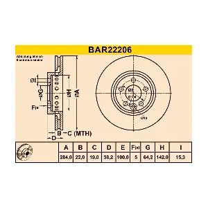 BARUM BAR22206