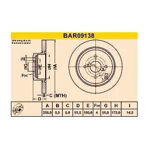BARUM BAR09138