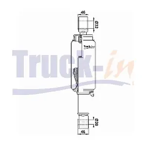 IVECO 2997823 Амортизатор, опора кабіни водія