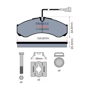 FRAS-LE PD/122-A-K017-CV