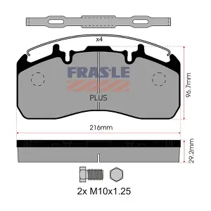 FRAS-LE PD/195-K019-PLUS