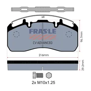 FRAS-LE PD/195-K019-CV