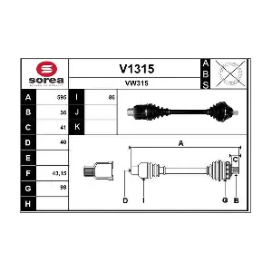 V1315 SNRA