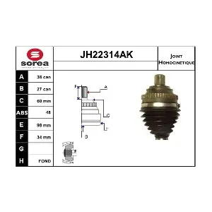 SNRA JH22314AK