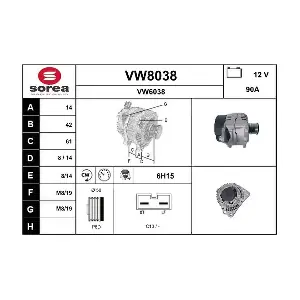 SNRA VW8038