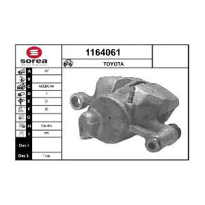BUDWEG CALIPER 34048 Гальмівний супорт