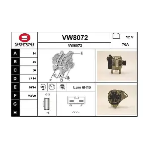 SNRA VW8072